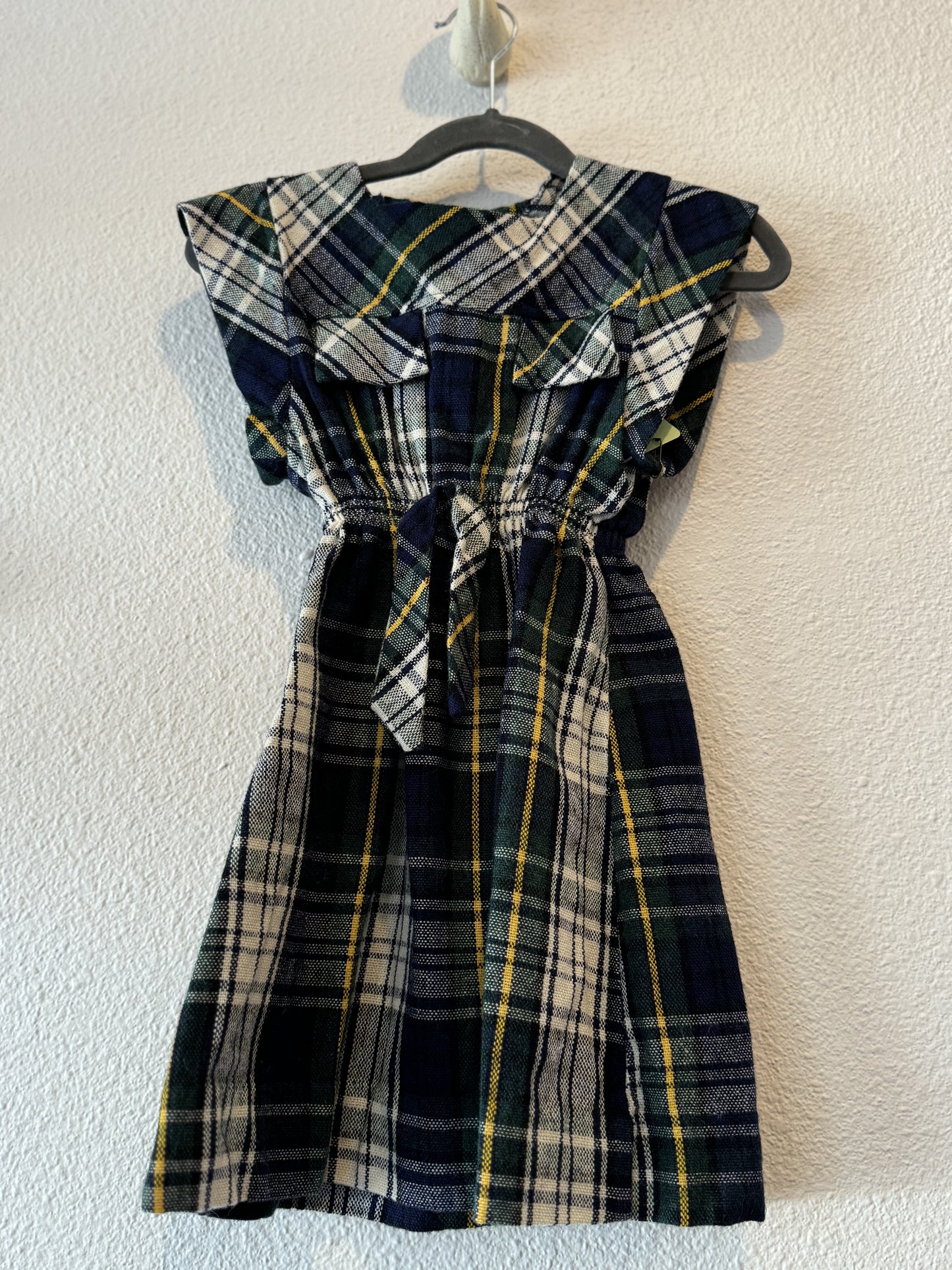 Vintage Plaid Acrylic Size 6 Dress